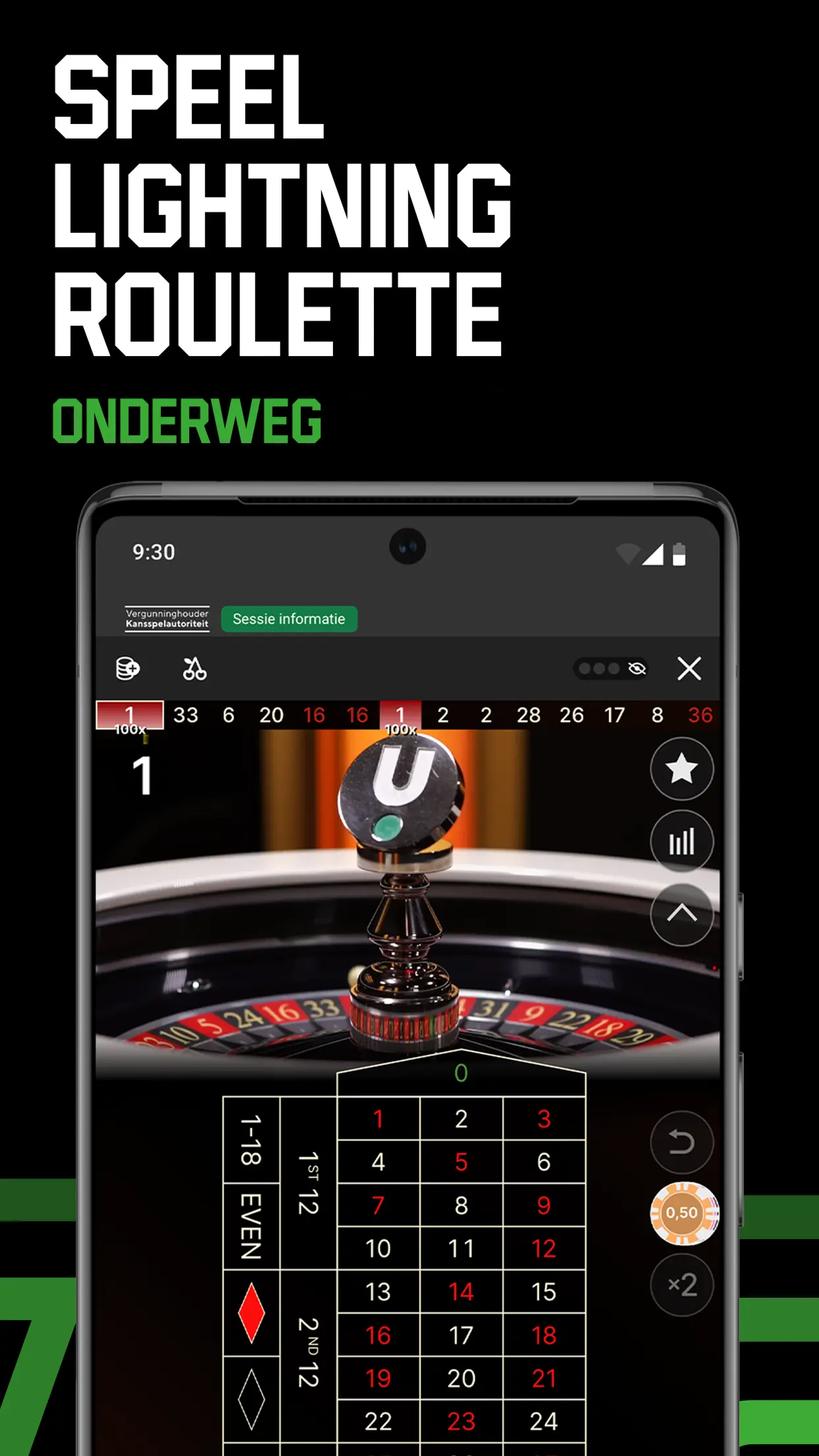 Live dealer spellen