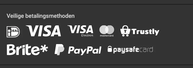 Talrijke betaalmethoden bij unibet online casino