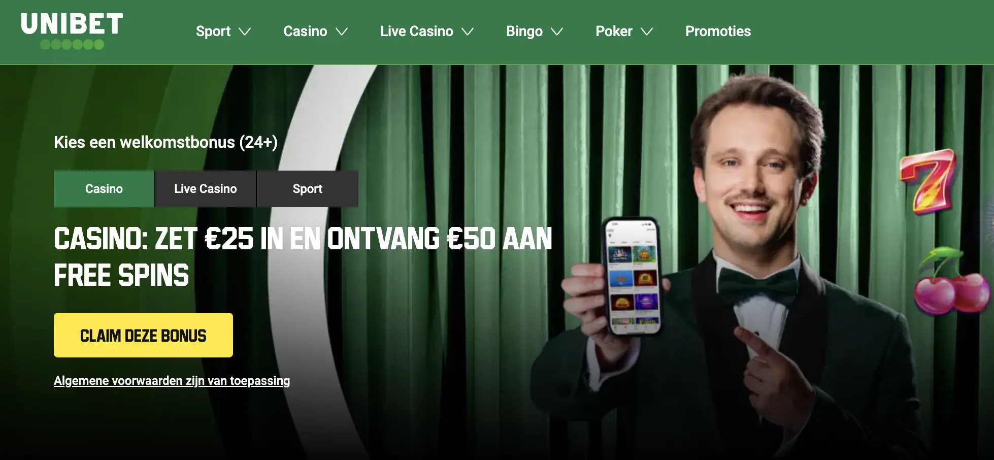 unibet free spins
