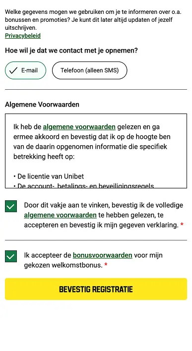 unibet nl login